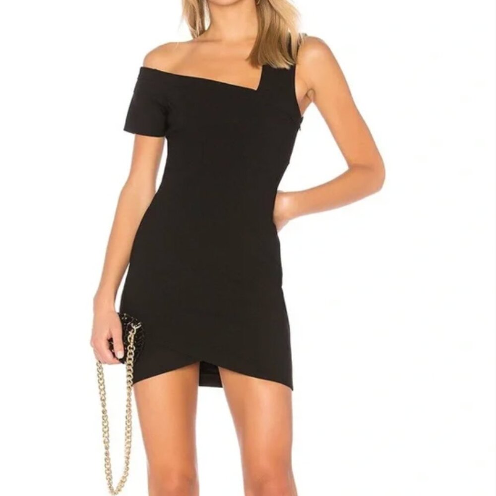 Cinq a Sept Coralisa Black mini dress